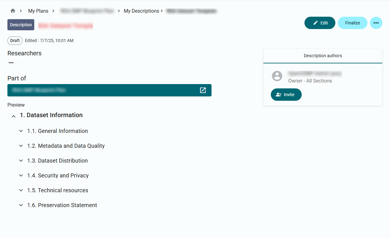 Description overview